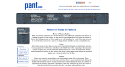 Desktop Screenshot of pant.com